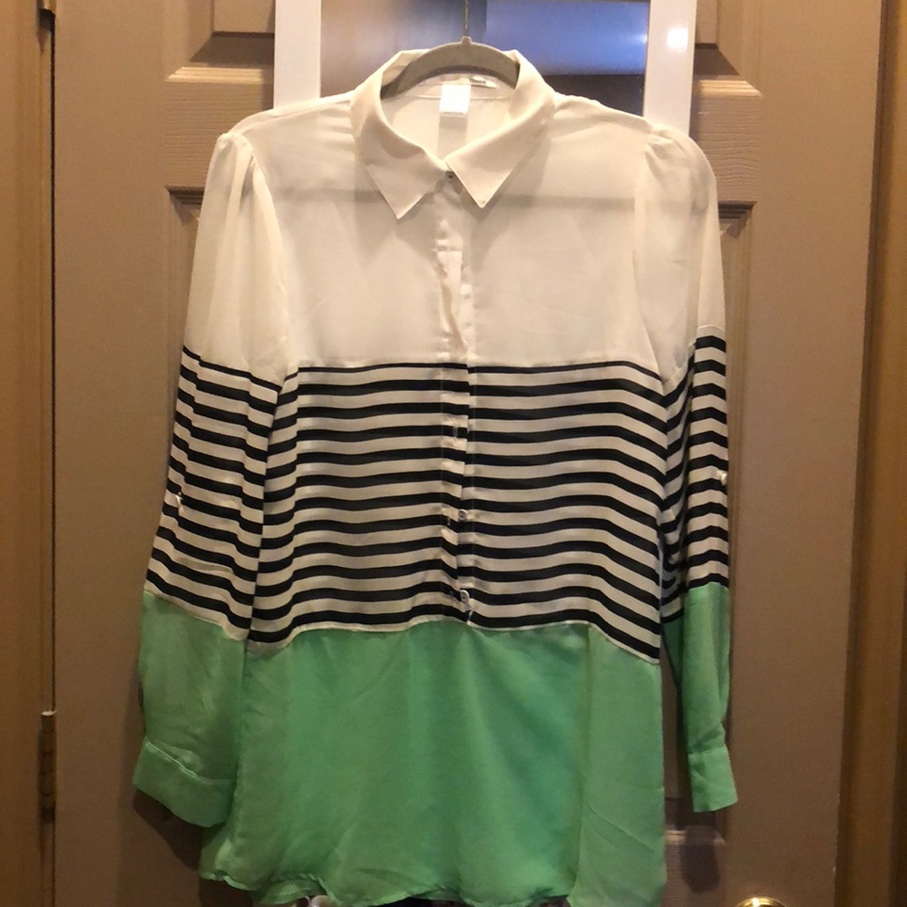 Ellison striped blouse. Worn once